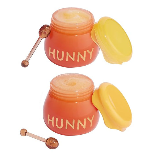 ColourPop x Winnie the Pooh Lip Scrub & Mask Set - Vegan & Cruelty-Free Lip Care Duo - Exfoliates, Moisturizes & Softens - Enriched with a Honey Flavor - Hunny Pot (2 Count)