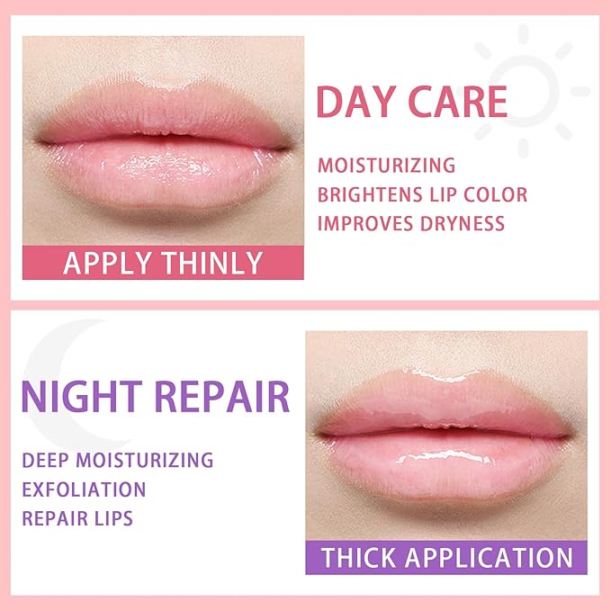 2 Pcs Lip Sleeping Mask, Lip Lines