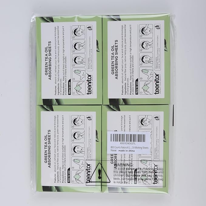Teenitor Oil Blotting Sheets for Face, 800 Sheets Control Film