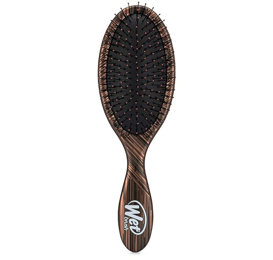 Wet Brush Original Detangler Hair Brush, Brown (Engineered Nature) - Ultra-Soft IntelliFlex Bristles - Detangling Brush Glides Through Tangles For All Hair Types (Wet Dry & Damaged) - Women & Men