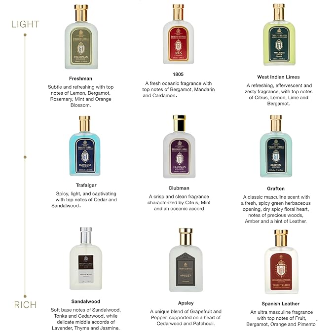 Truefitt & Hill Luxury Cologne - Apsley - Premium Long-Lasting Spice and Wood Men's Fragrance Presented in a Beautifully Etched Traditional Atomizer Bottle - 3.38 oz.