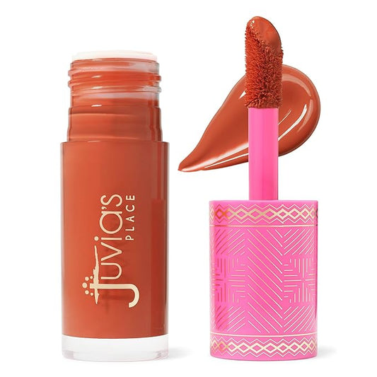 Juvia's Place Blushed Liquid Blush CoralRose - Dewy Tint Cheeks Makeup Glow Pigment Effortless Beauty Long Lasting Cosmetics Soft Creamy Natural Buildable All Skin Color Light Flawless Finish Blend