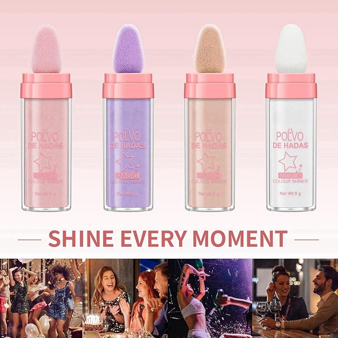 Polvo De Hadas Fairy Dust Highlight Patting Powder Golden brown)