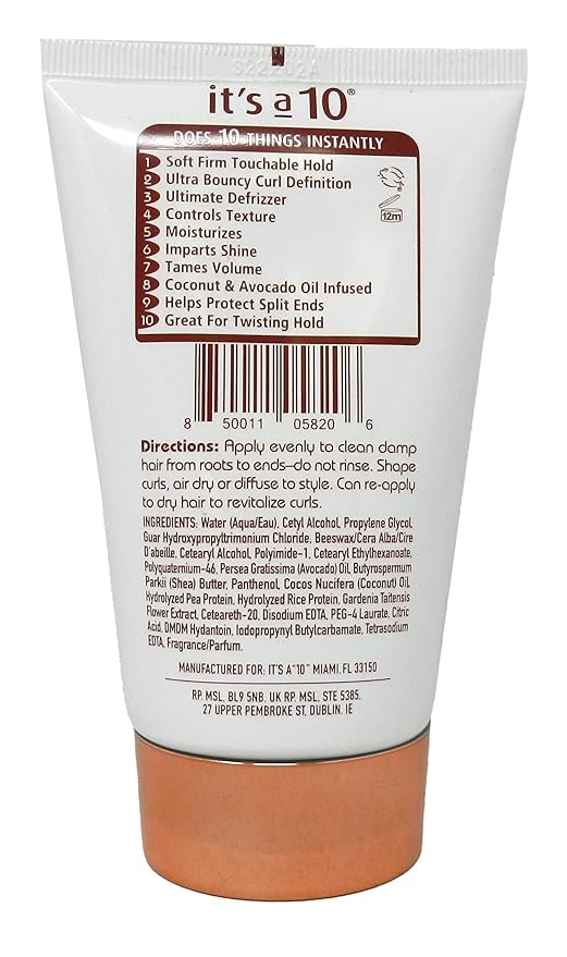 It's a 10 Coily Miracle Curl Cream 4 oz