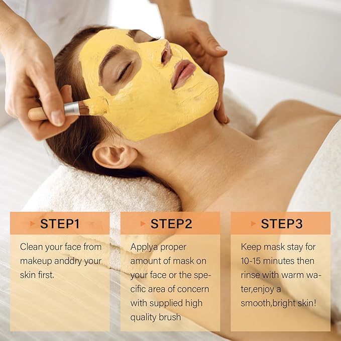 Turmeric Vitamin C Clay Mask -Turmeric Facial Mask