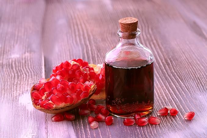 Pomegranate Seed Oil - 8 oz - Pure, Unrefined, Non GMO, Cold Pressed, Sweet Carrier Oil for Hair, Skin Nails Body Face DIY Soaps & More - Hydrate Nourish Replenish Moisturize - Packaging May Vary