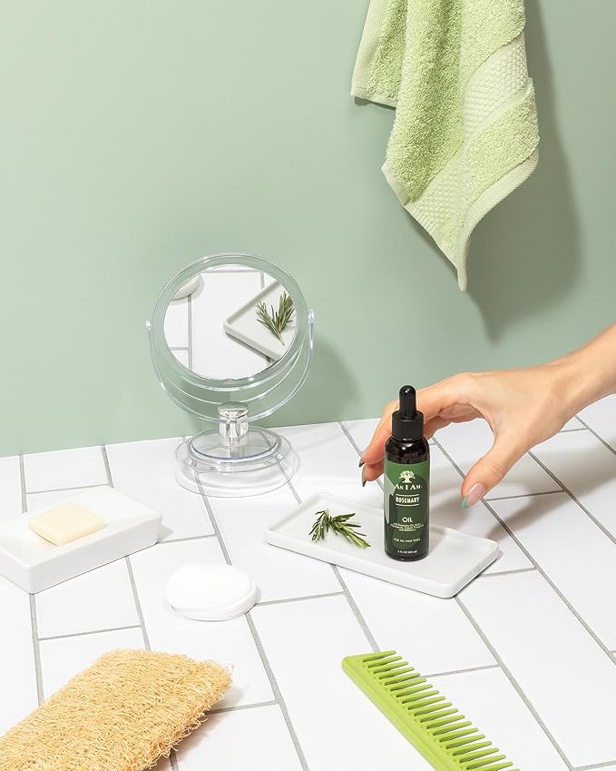 As I Am Rosemary Oil - 2 oz - Hair Density Serum - with Melatonin & Biotin - Vegan & Cruelty Free
