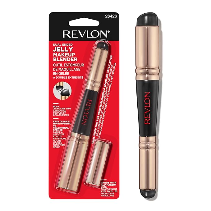 Revlon Dual Ended Jelly Makeup Blender Tool, Silicone