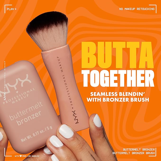 NYX PROFESSIONAL MAKEUP Matte Buttermelt Bronzer, Longwear Face Butta Dayz