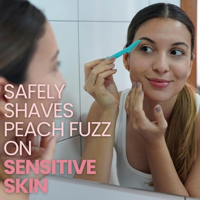 Dermaplane Oil for Women with Sensitive Skin - Face Shaving Oil - Non Comedogenic, Fragrance Free, Natural & Lightweight - Use with Dermaplane Razor for Women Face, 2oz by Ouiloe