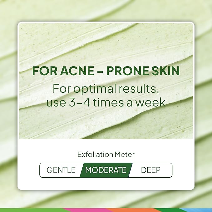 St. Ives Blackhead Clearing Face Scrub, Clears Blackheads & Unclogs Pores, Green Tea & Bamboo, Salicylic Acid Acne Treatment Facial Scrub, Moderate Exfoliator with Natural Exfoliants 6 oz, 6 Pack