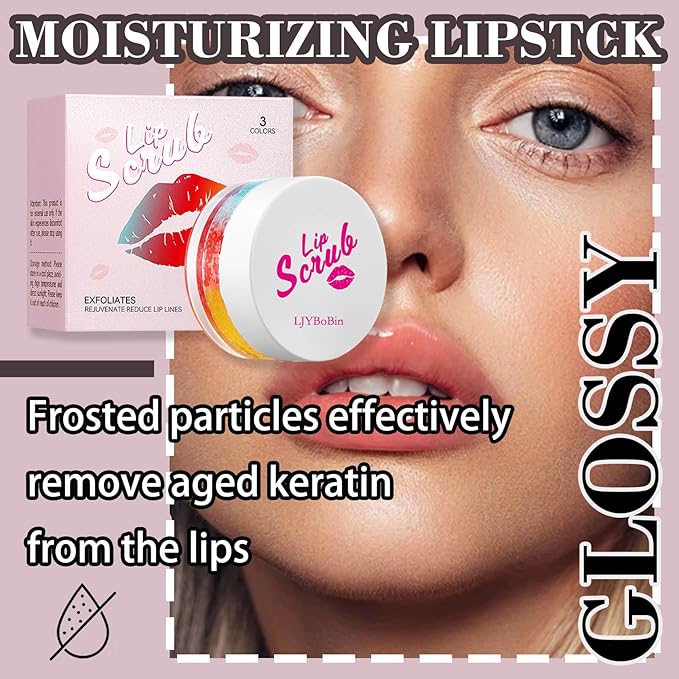 Nourishing Smooth Lip Scrub,Soft Long Lasting