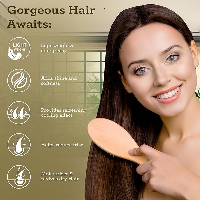 GuruNanda Rosemary Mint for Hair Growth with Keratin & Vitamin E Oil - Encourages Scalp, Shine & Hair Strengthening- 100% Natural, Cruelty-Free, 2oz