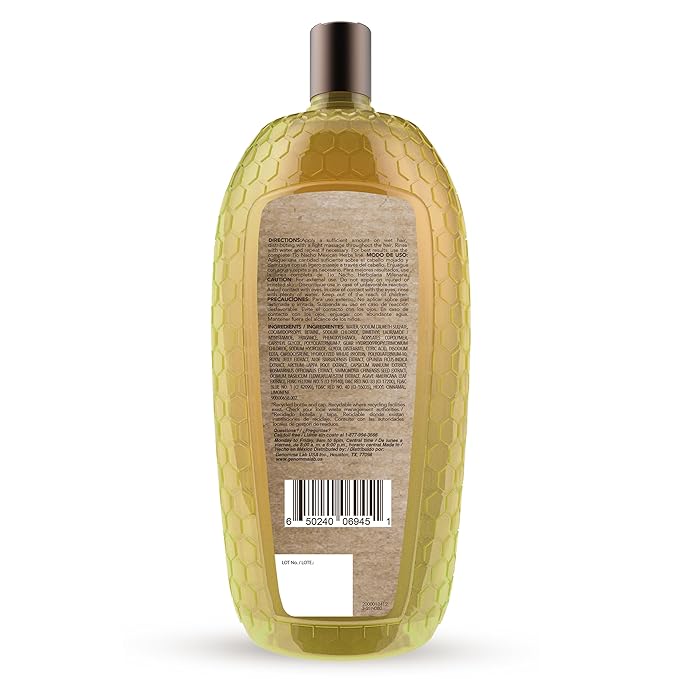 Tio Nacho Mexican Herbs Shampoo, Strengthening, Anti Hair Loss & Anti Breakage with Royal Jelly, Ginseng & Jojoba, Paraben & Cruelty Free, 32 Fl Oz