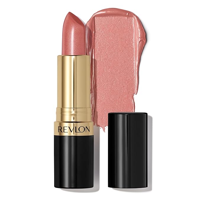 Revlon Super Lustrous Lipstick, Creamy Formula For Soft, Fuller-Looking Lips, Moisturized Feel, 801 After Glow, 0.15 oz