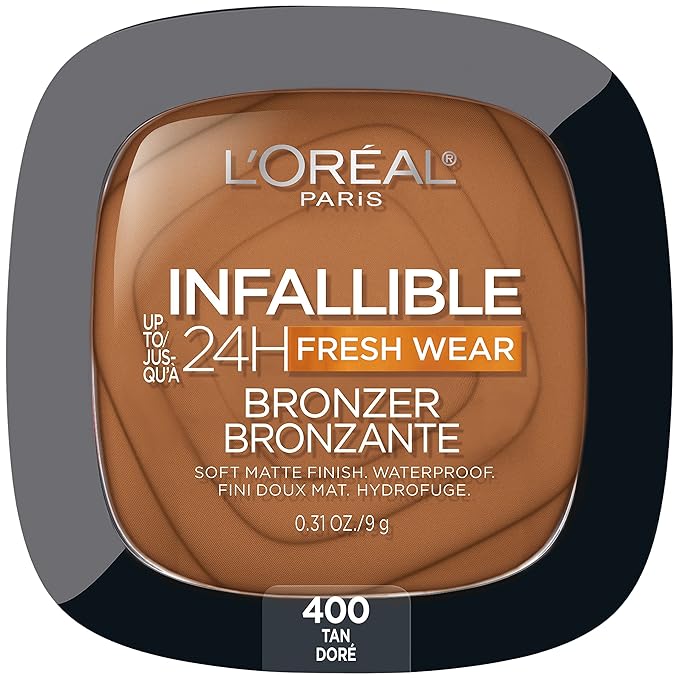 L'Oreal Paris Infallible Up to 24H Fresh Wear sweatproof, Tan, 0.31 oz