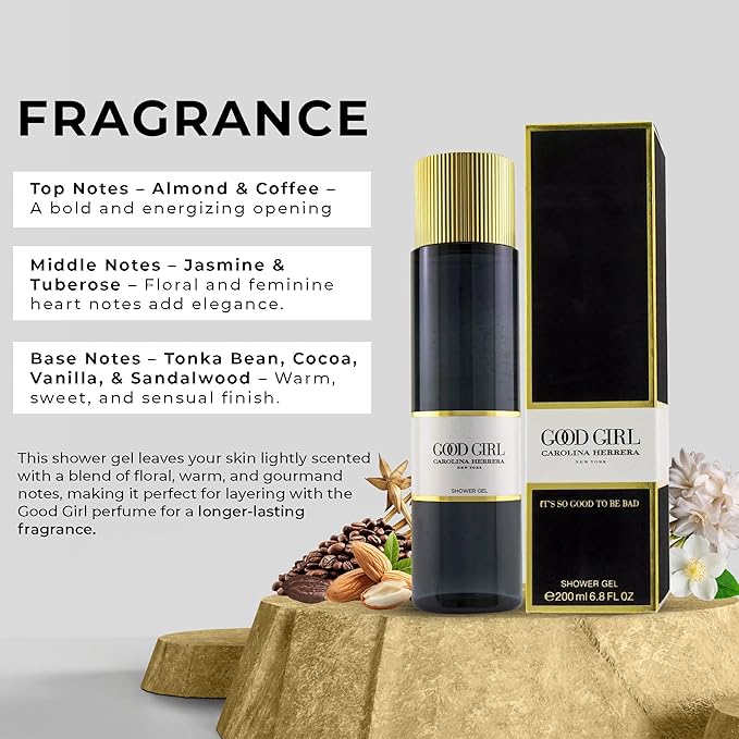 Good Girl by Carolina Herrera for Women 6.8 oz Shower Gel