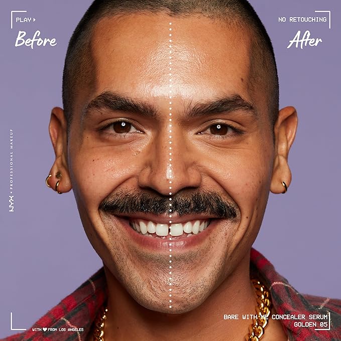 NYX PROFESSIONAL MAKEUP Bare With Me Concealer Serum, - Golden