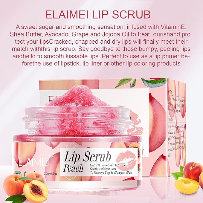 Lip Scrubs Exfoliator & Moisturizer, Lip