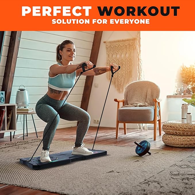 "Elevate Your Fitness Journey to Unprecedented Heights 22-in-1 Foldable