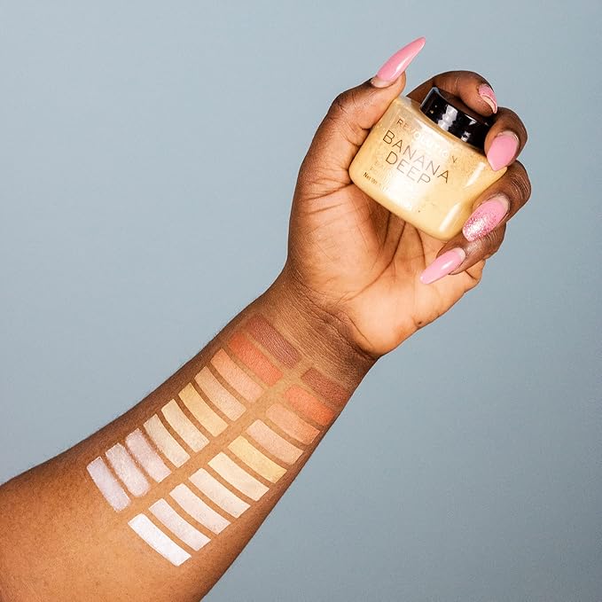 Revolution Beauty, Loose Baking Powder, Makeup Setting Powder, Deep Dark, 1.13 Oz