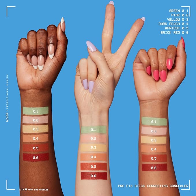 NYX PROFESSIONAL MAKEUP Pro Fix Stick Correcting Concealer, Brick Red