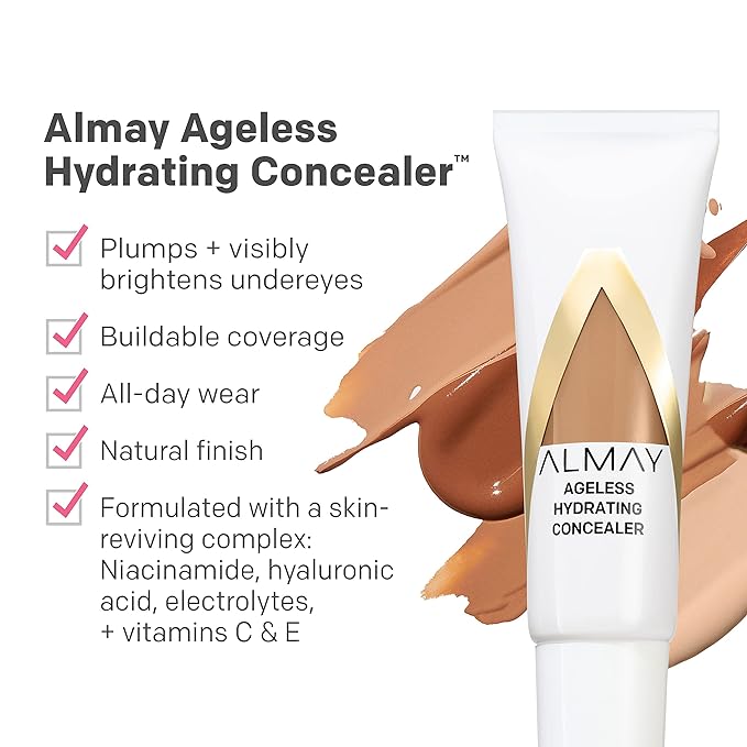 Almay Anti-Aging Concealer, Face Makeup with Hyaluronic Acid, of 1)
