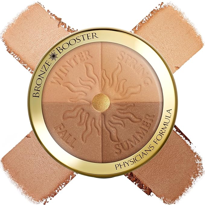 Physicians Formula Bronze Booster Glow-Boosting Season-to-Season,Customizable Seasonal Glow, - Medium-to-Dark