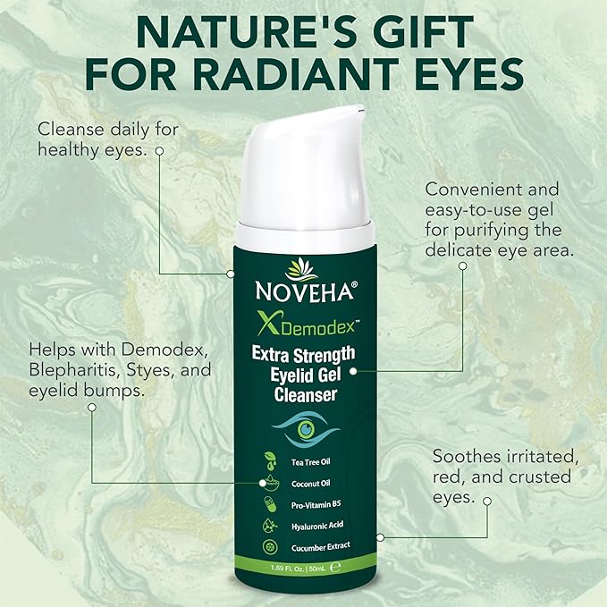 Noveha demodex extra strength eyelid