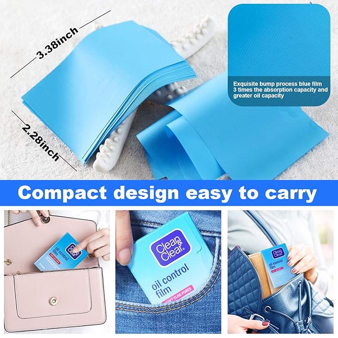 Oil Absorbing Tissues Oil Control Film, Oil Blotting sheets Pink