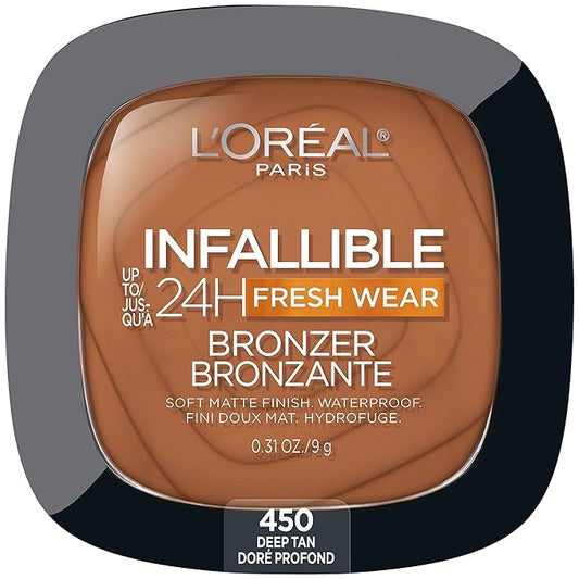 L'Oreal Paris Infallible Up to 24H Fresh Wear Deep Tan, 0.31 oz