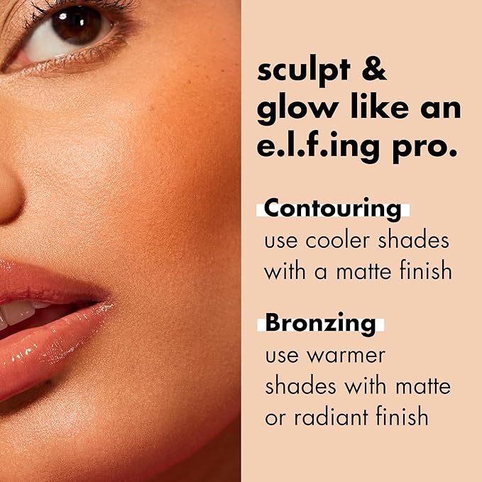 e.l.f. Primer-Infused Bronzer, Long-Lasting, Lightweight & Buildable Powder Fresh Tan