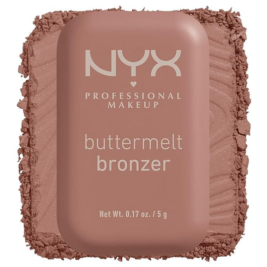 NYX PROFESSIONAL MAKEUP Matte Buttermelt Bronzer, Longwear Face Deserve Butta
