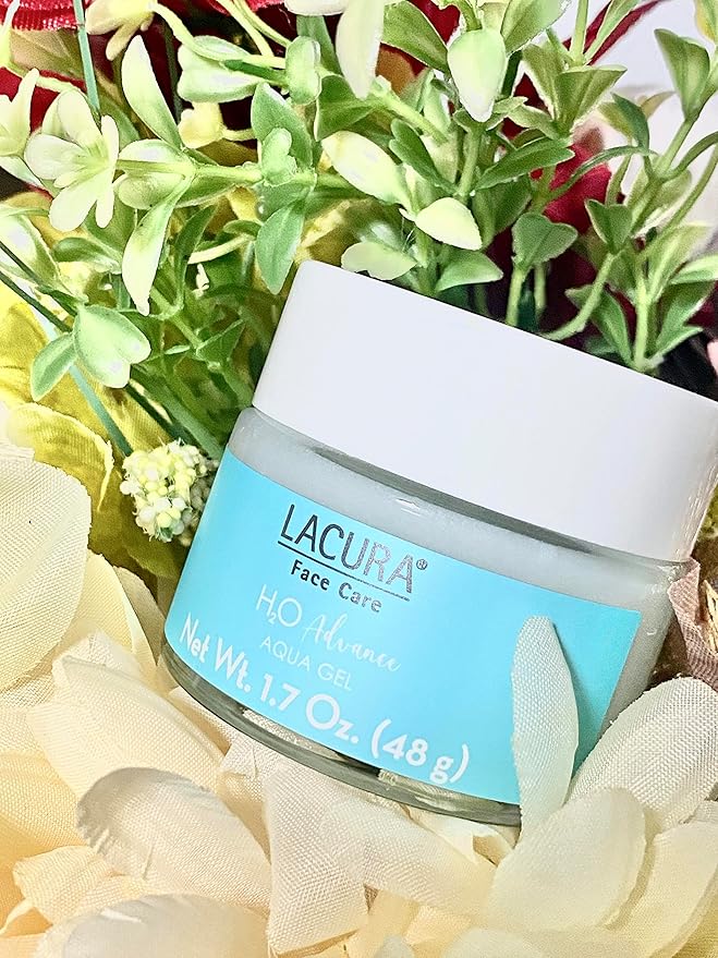 Lacura Face Care H2O Advance Aqua Gel With Hyaluronic Acid - Intensive Hydration Up To 24 Hours - Soft Skin - Glycerin - Provitamin B5.