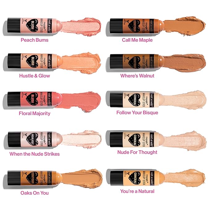 wet n wild MegaGlo Makeup Stick, Buildable Color, For Thought