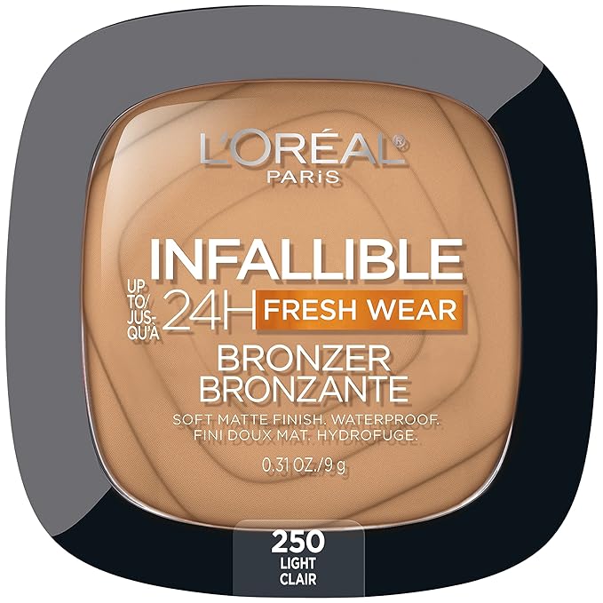 L'Oreal Paris Infallible Up to 24H Fresh Wear sweatproof, Light, 0.31 oz