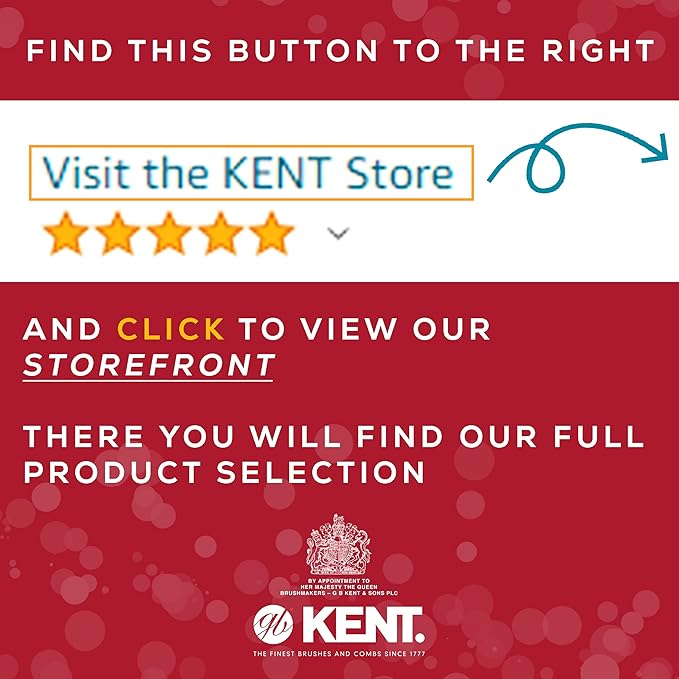 Kent 12T Wide Tooth Detangling Comb - 5.5" Handmade Pocket Comb for Thick, Curly, and Wavy Hair, Large Tooth Grooming for Hair, Beard, and Mustache - Saw-Cut and Hand Polished