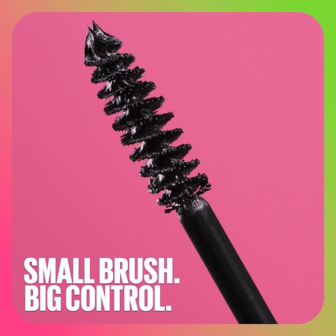 Maybelline Great Lash Washable Mascara Makeup, Volumizing Lash-Doubling Formula That Conditions As It Thickens, Very Black, 1 Count