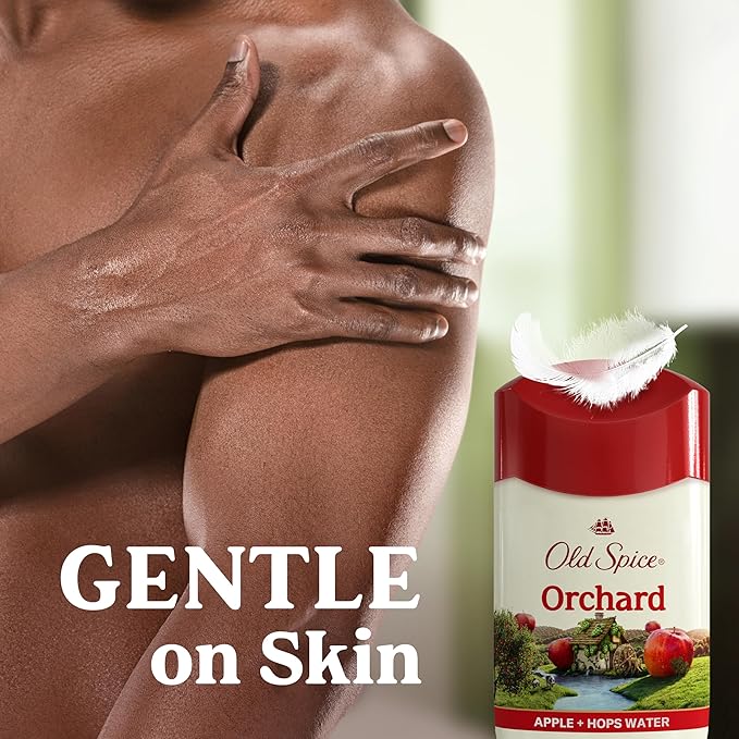Old Spice Dry Feel Antiperspirant Deodorant for Men, 24/7 Long Lasting Freshness, 24/7 Sweat & Odor Protection, Gentle on Skin with Skin Conditioners, Orchard with Apple & Hops Water Scent, 2.6 oz