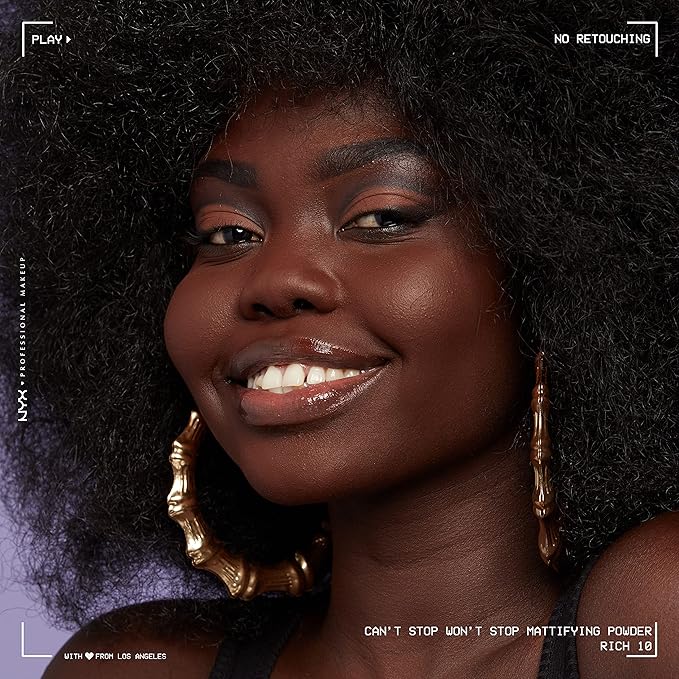 NYX PROFESSIONAL MAKEUP Can't Stop Won't Stop Mattifying Pressed Powder - Rich