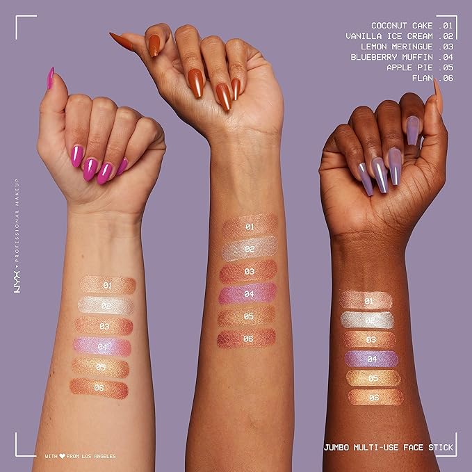 NYX PROFESSIONAL MAKEUP, Jumbo Multi-Use Face Highlighter Stick Ice Cream