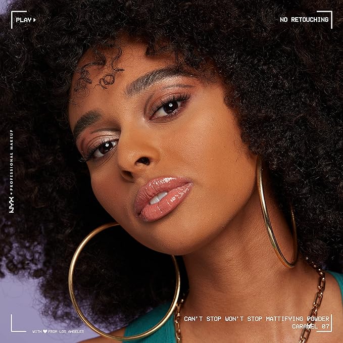 NYX PROFESSIONAL MAKEUP Can't Stop Won't Stop Mattifying Pressed Powder - Caramel