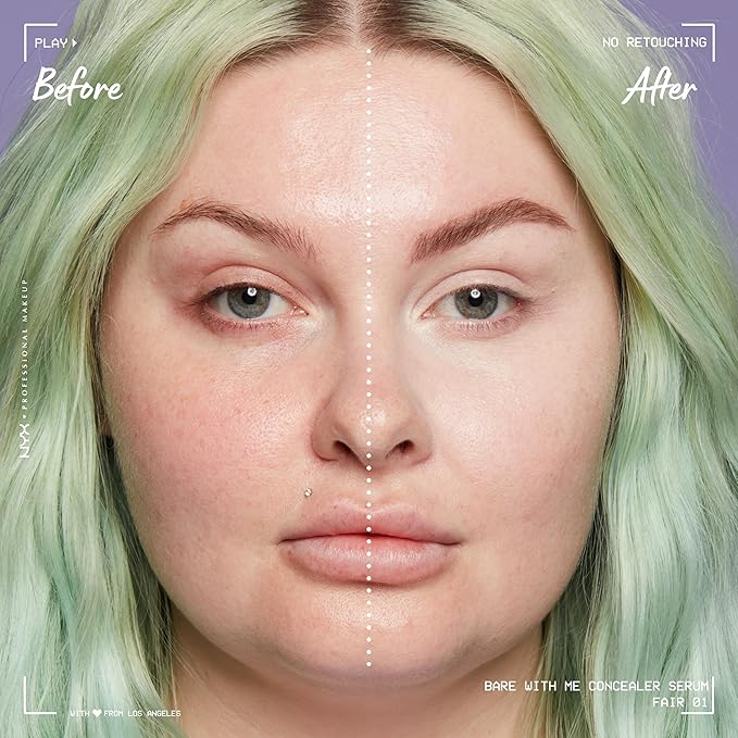 NYX PROFESSIONAL MAKEUP Bare With Me Concealer Serum, - Fair