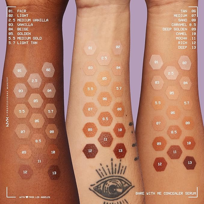 NYX PROFESSIONAL MAKEUP Bare With Me Concealer Serum, - Rich