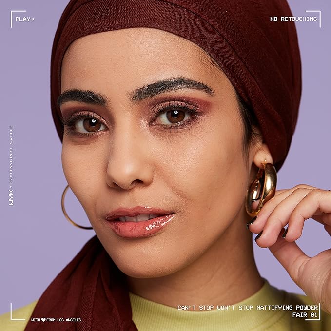 NYX PROFESSIONAL MAKEUP Can't Stop Won't Stop Mattifying Pressed Powder - Fair