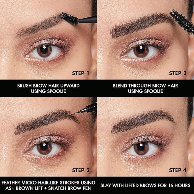 NYX PROFESSIONAL MAKEUP Lift & Snatch Eyebrow Tint Pen, Ash Brown (Pack Of 2)