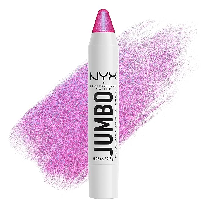 NYX PROFESSIONAL MAKEUP, Jumbo Multi-Use Face Highlighter Stick Blueberry Muffin